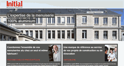 Desktop Screenshot of menuiserie-alu-initial.com